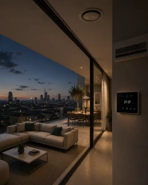 Penthouse vista città — Milano