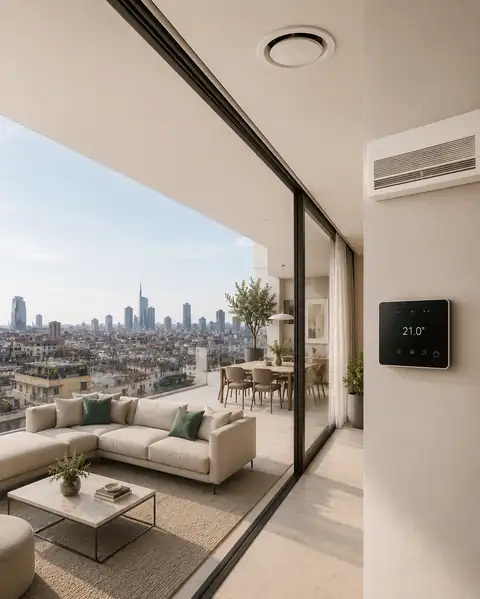 Penthouse vista città — Milano